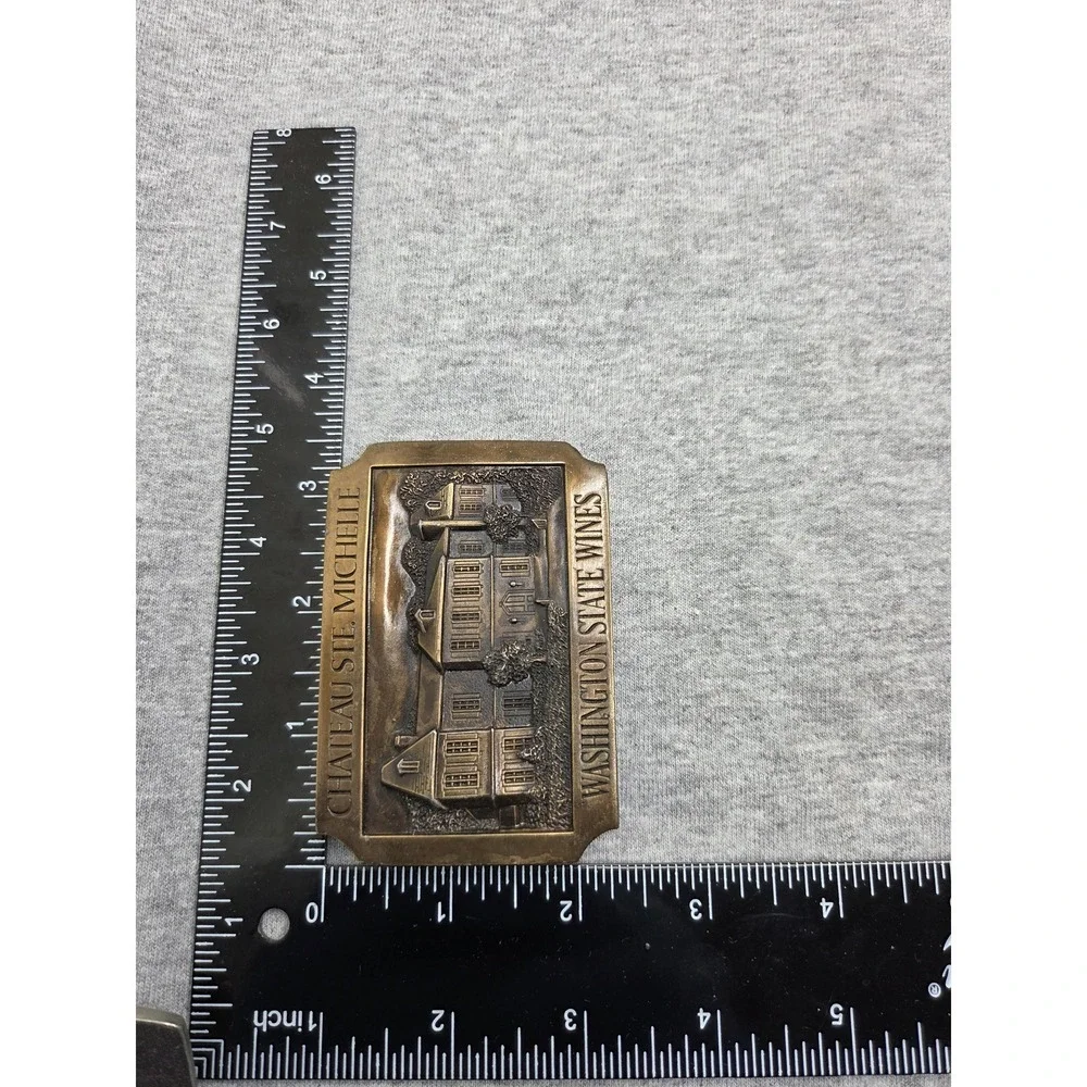 Vintage Chateau Ste Michelle Winery Wine Belt Buckle Limited 224 of 1000 Rare